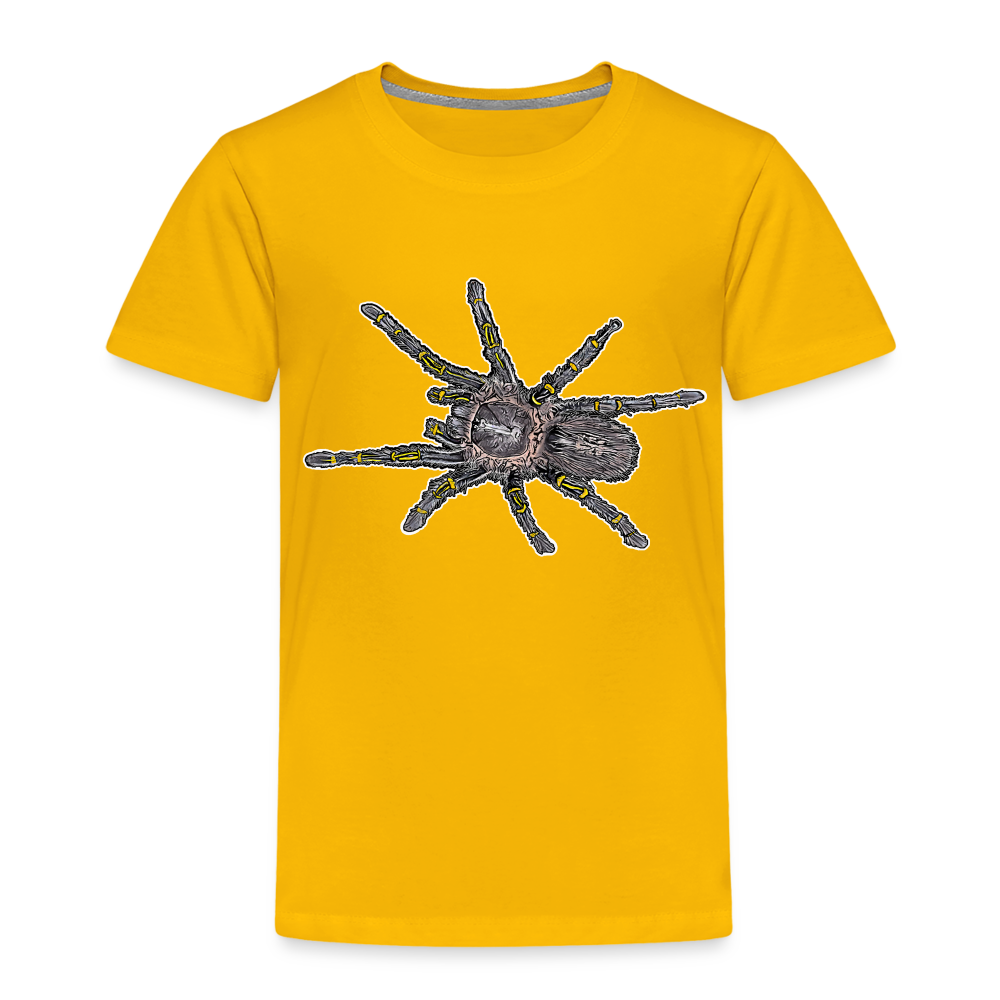 Kinder Basic T-Shirt Grammostola pulchripes - Sonnengelb
