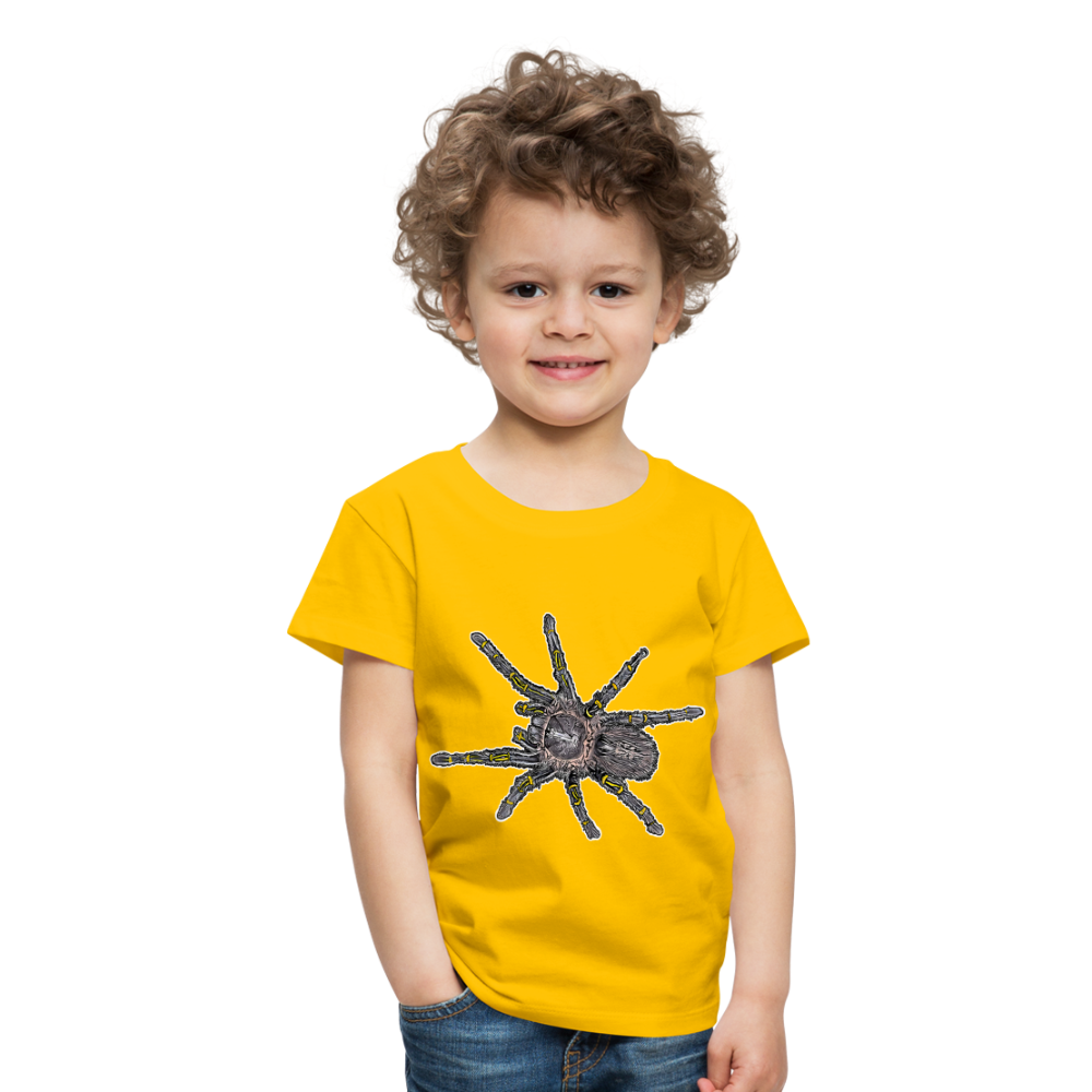 Kinder Basic T-Shirt Grammostola pulchripes - Sonnengelb