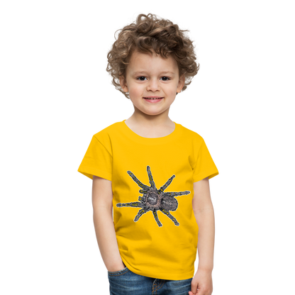 Kinder Basic T-Shirt Grammostola pulchripes - Sonnengelb