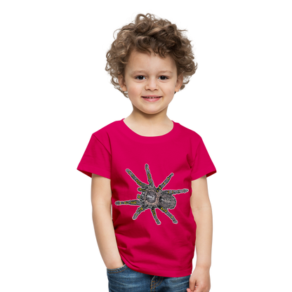 Kinder Basic T-Shirt Grammostola pulchripes - dunkles Pink