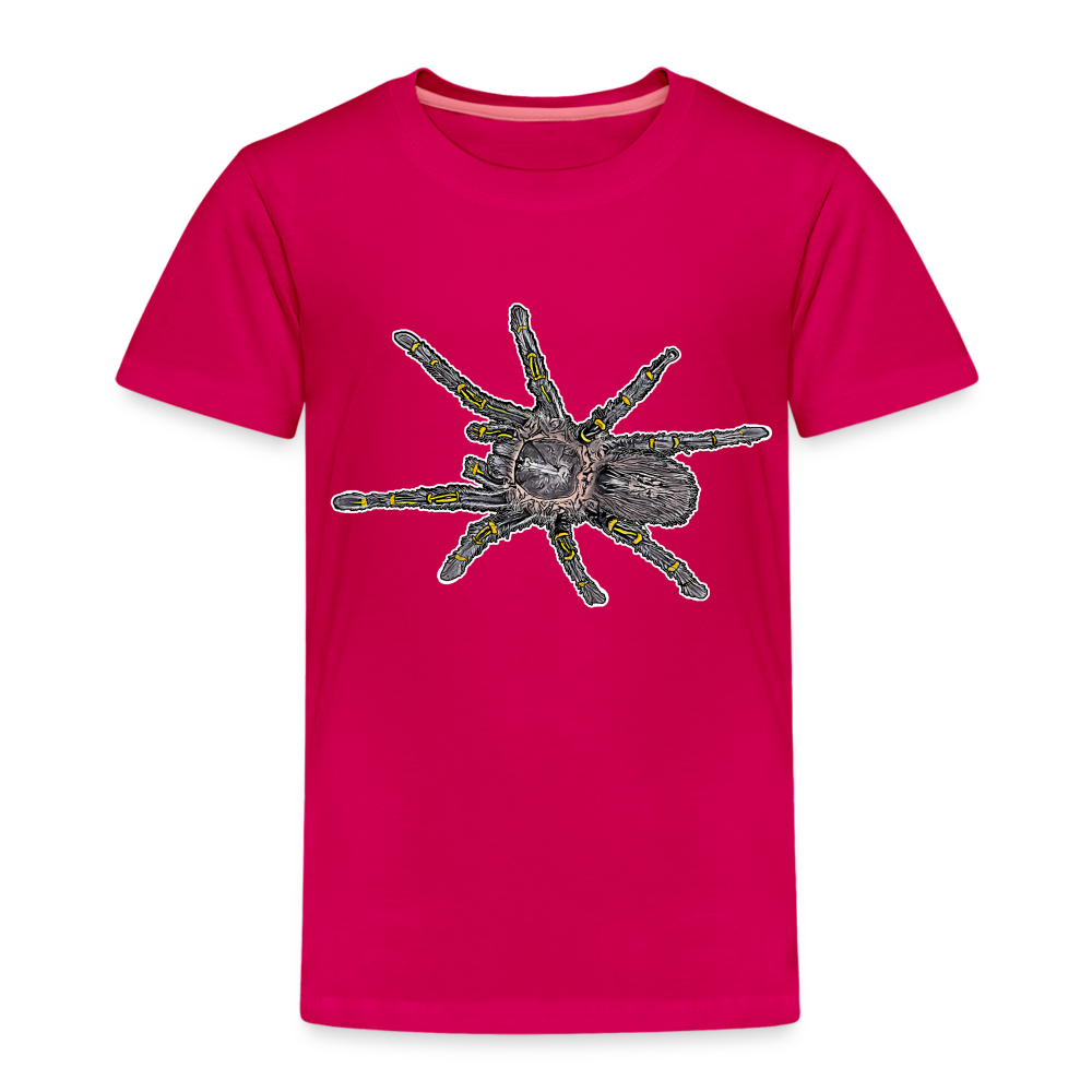 Kinder Basic T-Shirt Grammostola pulchripes - dunkles Pink