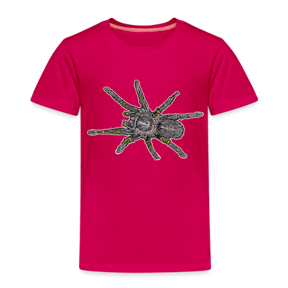 Kinder Basic T-Shirt Grammostola pulchripes - dunkles Pink