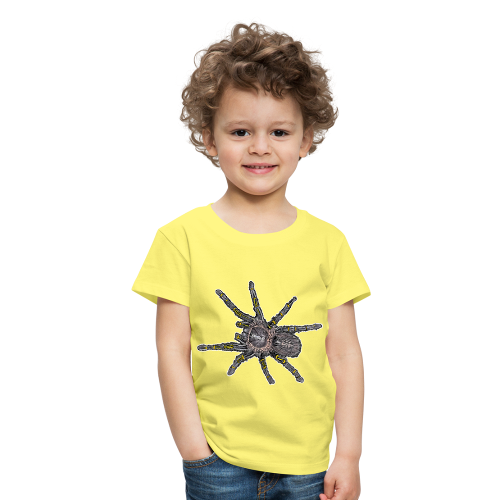 Kinder Basic T-Shirt Grammostola pulchripes - Gelb
