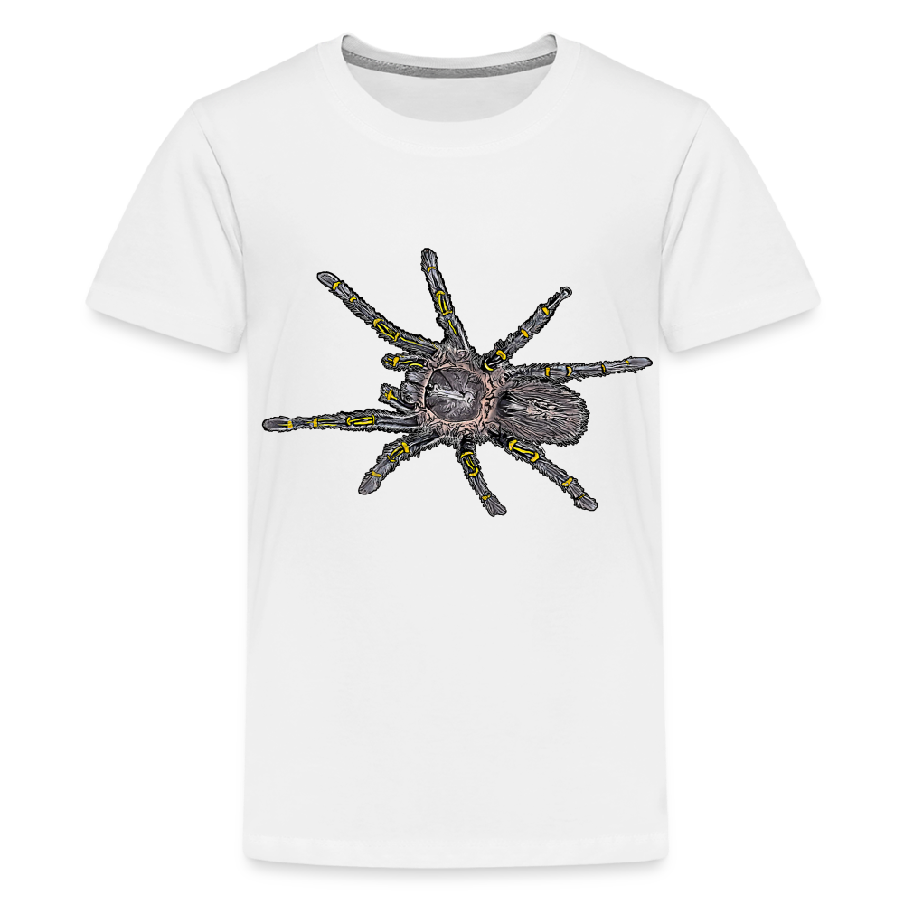 Teenager Basic T-Shirt Grammostola pulchripes - weiß