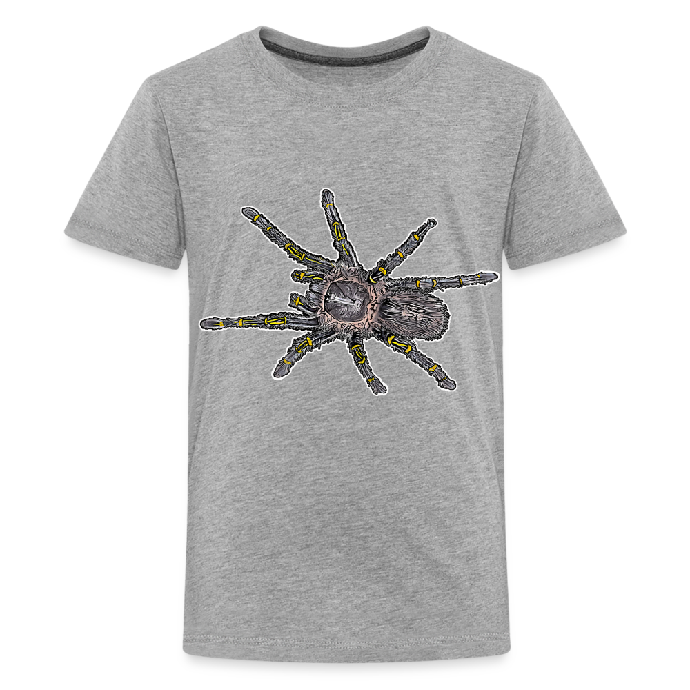 Teenager Basic T-Shirt Grammostola pulchripes - Grau meliert