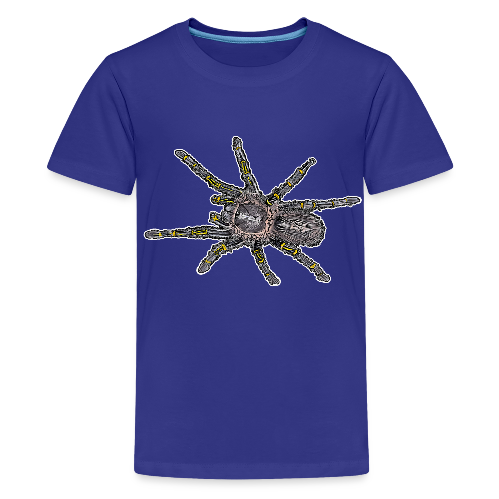 Teenager Basic T-Shirt Grammostola pulchripes - Königsblau