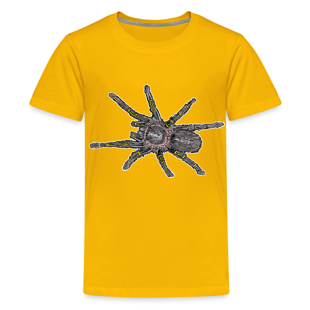 Teenager Basic T-Shirt Grammostola pulchripes - Sonnengelb