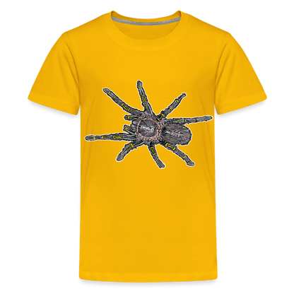 Teenager Basic T-Shirt Grammostola pulchripes - Sonnengelb