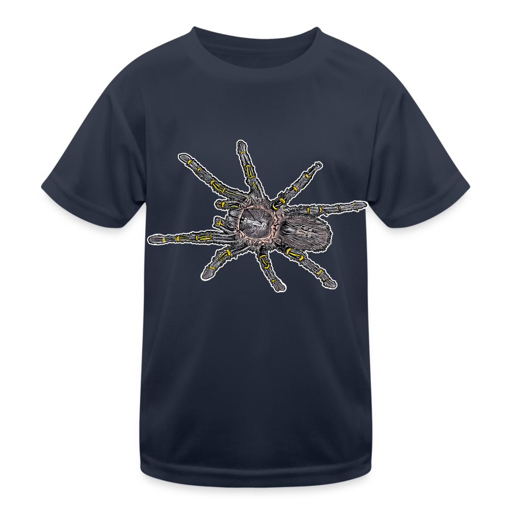 Kinder Funktions-T-Shirt Grammostola pulchripes - Navy