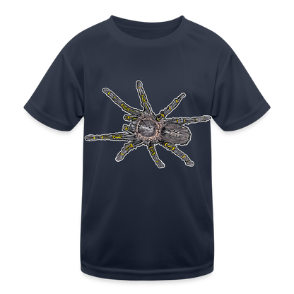 Kinder Funktions-T-Shirt Grammostola pulchripes - Navy