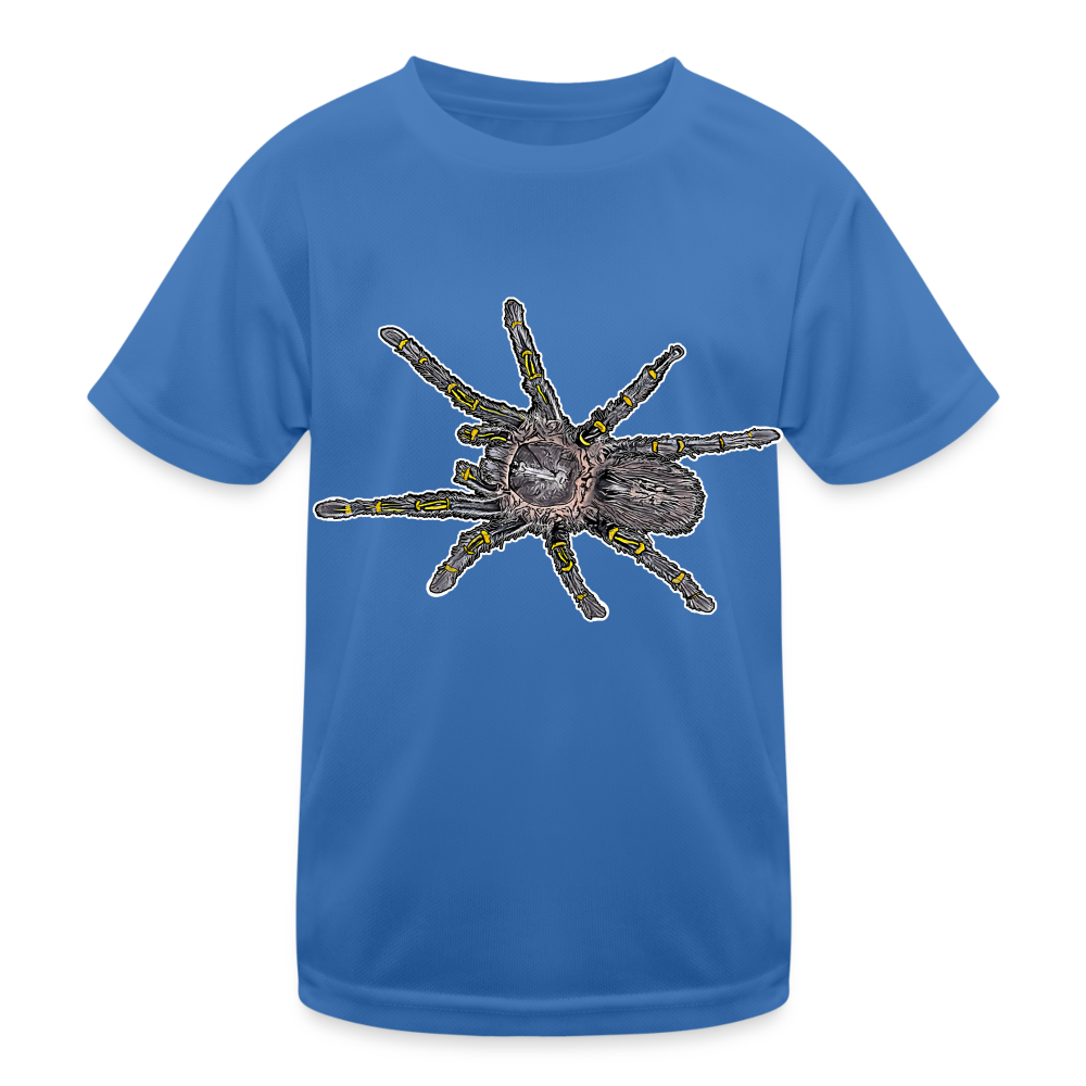 Kinder Funktions-T-Shirt Grammostola pulchripes - Königsblau