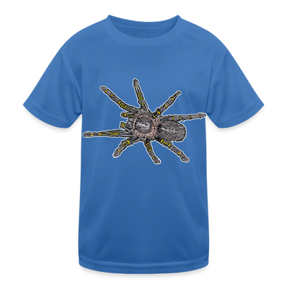 Kinder Funktions-T-Shirt Grammostola pulchripes - Königsblau