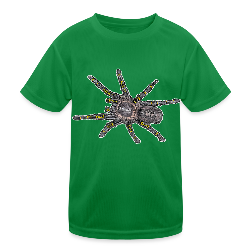 Kinder Funktions-T-Shirt Grammostola pulchripes - Kelly Green