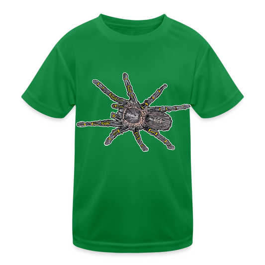 Kinder Funktions-T-Shirt Grammostola pulchripes - Kelly Green