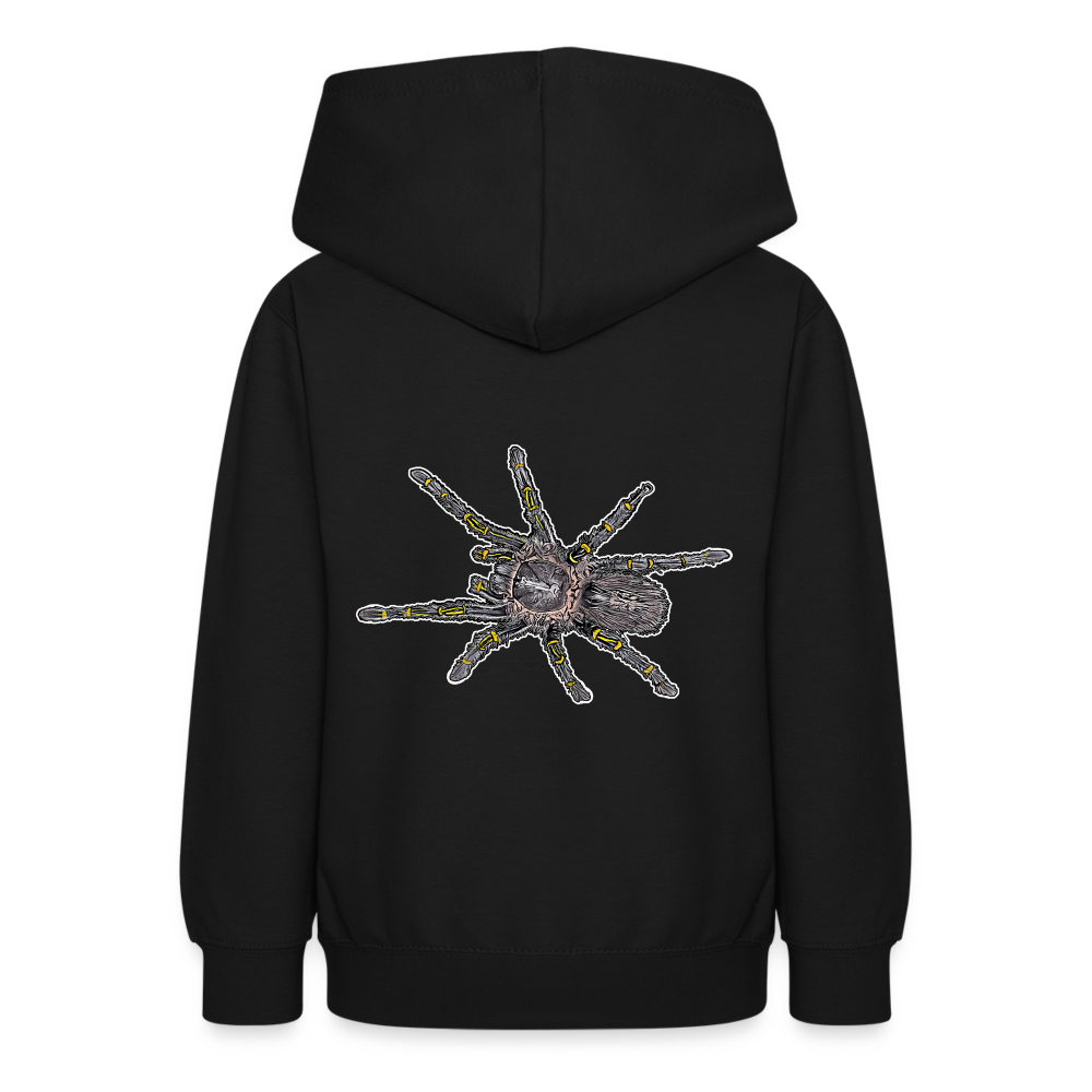 Teenager Hoodie Grammostola pulchripes - Schwarz