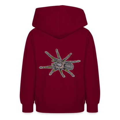 Teenager Hoodie Grammostola pulchripes - Bordeaux