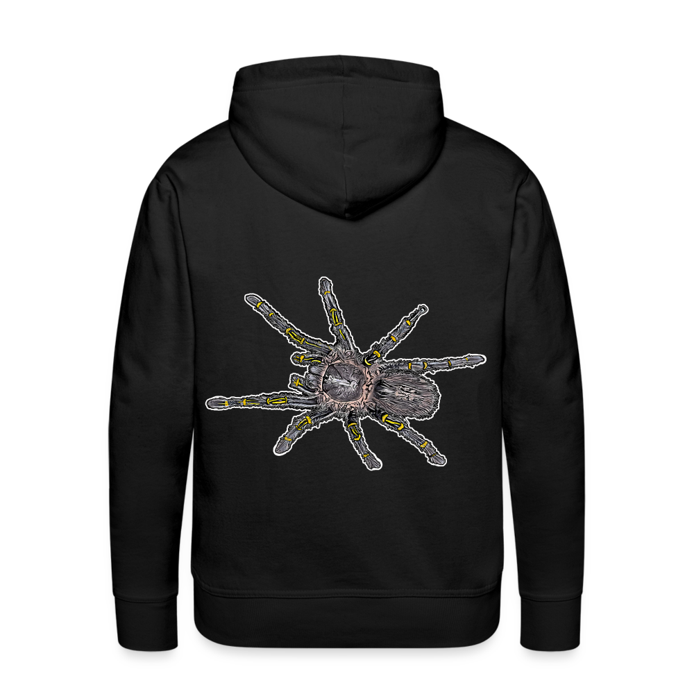 Männer Hoodie Grammostola pulchripes - Schwarz