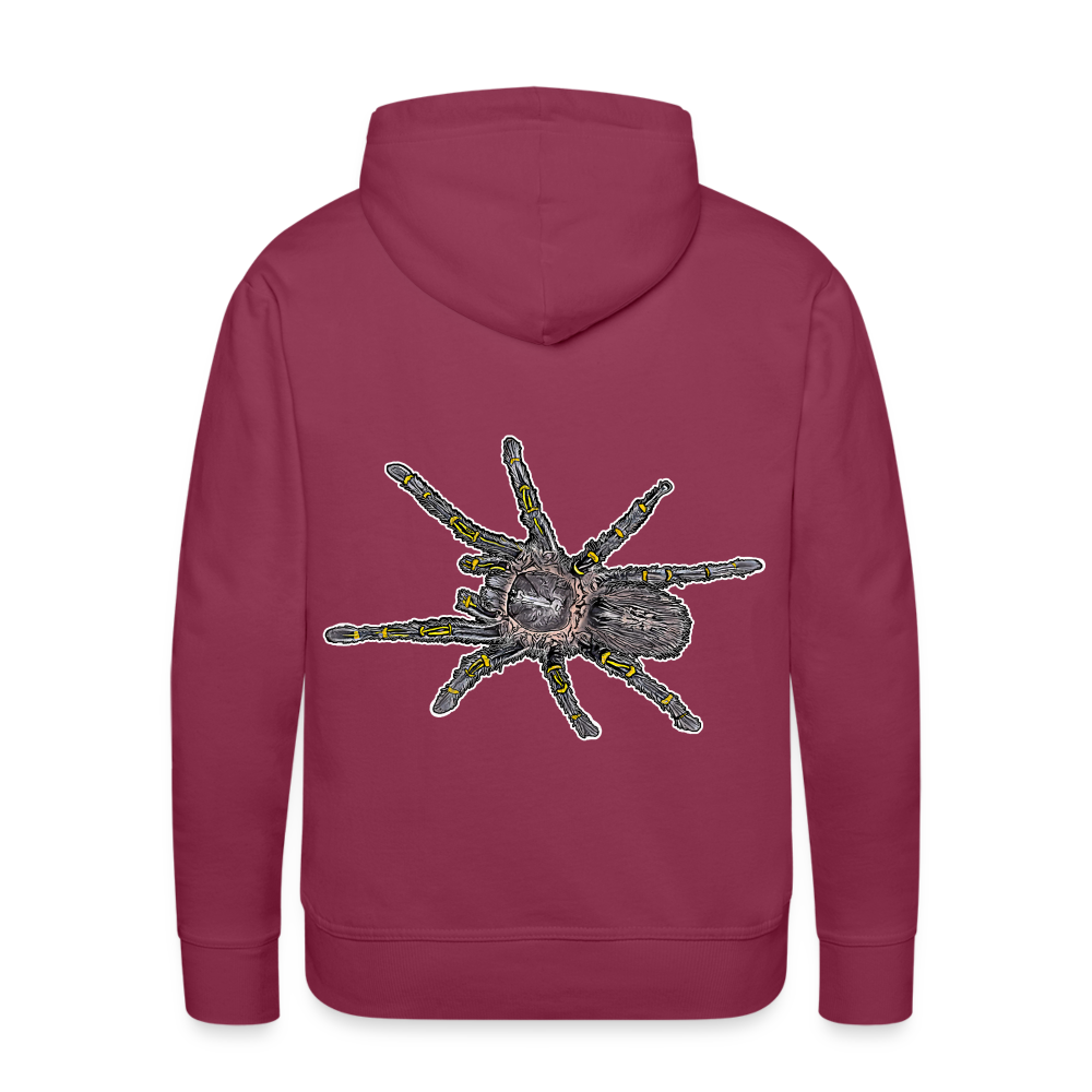 Männer Hoodie Grammostola pulchripes - Bordeaux