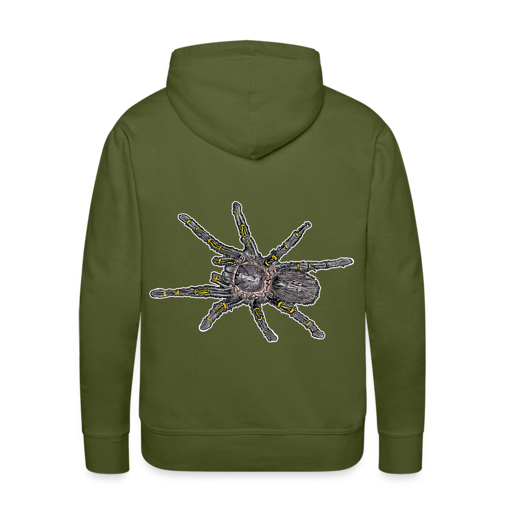 Männer Hoodie Grammostola pulchripes - Olivgrün