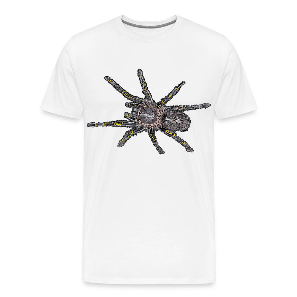 Männer Basic T-Shirt Grammostola pulchripes - weiß