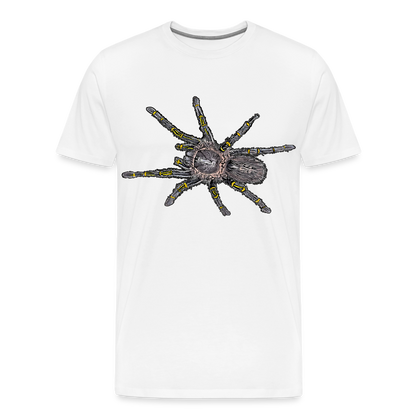 Männer Basic T-Shirt Grammostola pulchripes - weiß