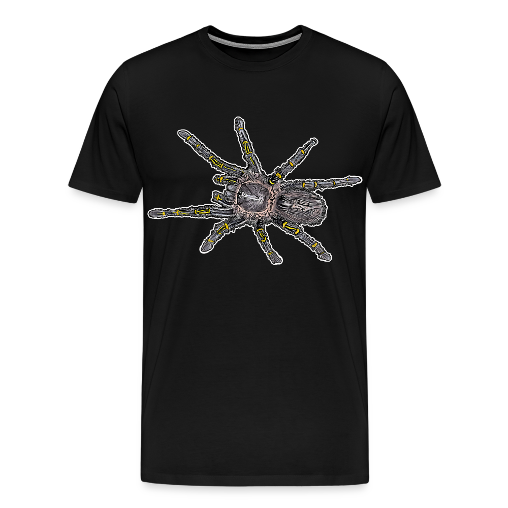 Männer Basic T-Shirt Grammostola pulchripes - Schwarz