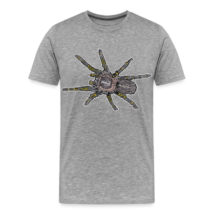 Männer Basic T-Shirt Grammostola pulchripes - Grau meliert