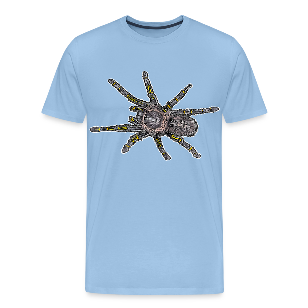 Männer Basic T-Shirt Grammostola pulchripes - Sky