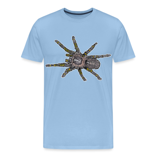 Männer Basic T-Shirt Grammostola pulchripes - Sky