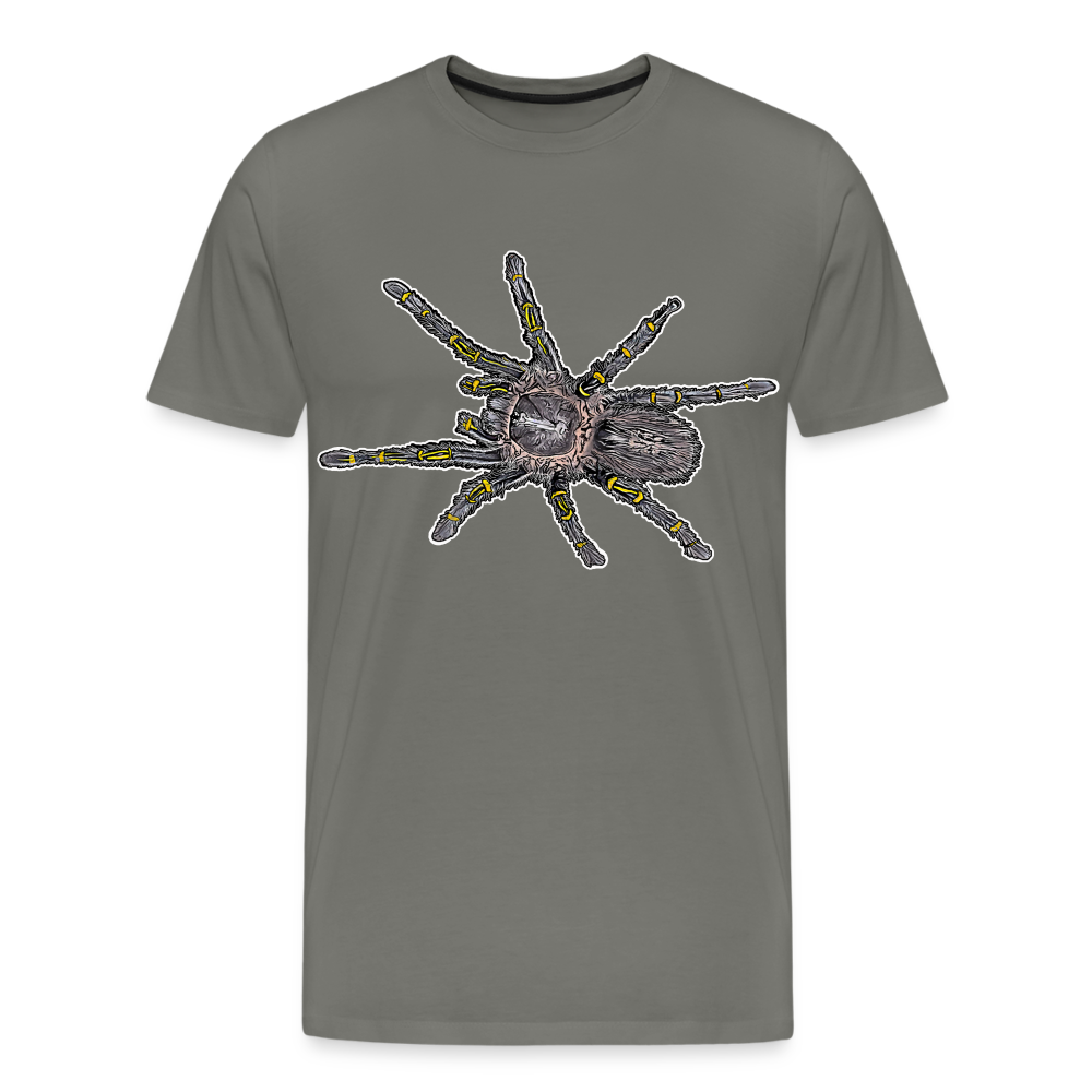 Männer Basic T-Shirt Grammostola pulchripes - Asphalt