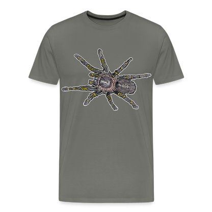 Männer Basic T-Shirt Grammostola pulchripes - Asphalt
