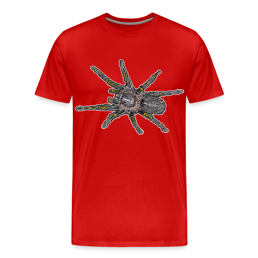 Männer Basic T-Shirt Grammostola pulchripes - Rot