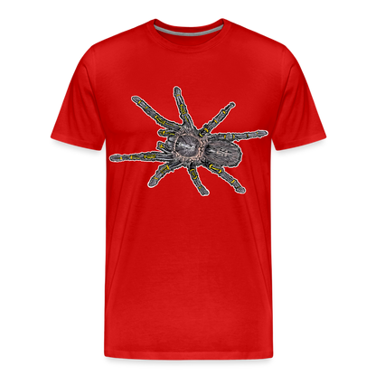 Männer Basic T-Shirt Grammostola pulchripes - Rot