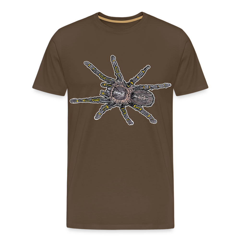 Männer Basic T-Shirt Grammostola pulchripes - Edelbraun