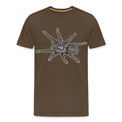 Männer Basic T-Shirt Grammostola pulchripes - Edelbraun