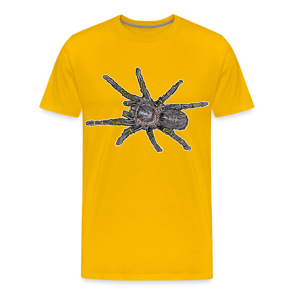 Männer Basic T-Shirt Grammostola pulchripes - Sonnengelb