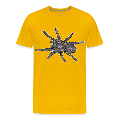 Männer Basic T-Shirt Grammostola pulchripes - Sonnengelb