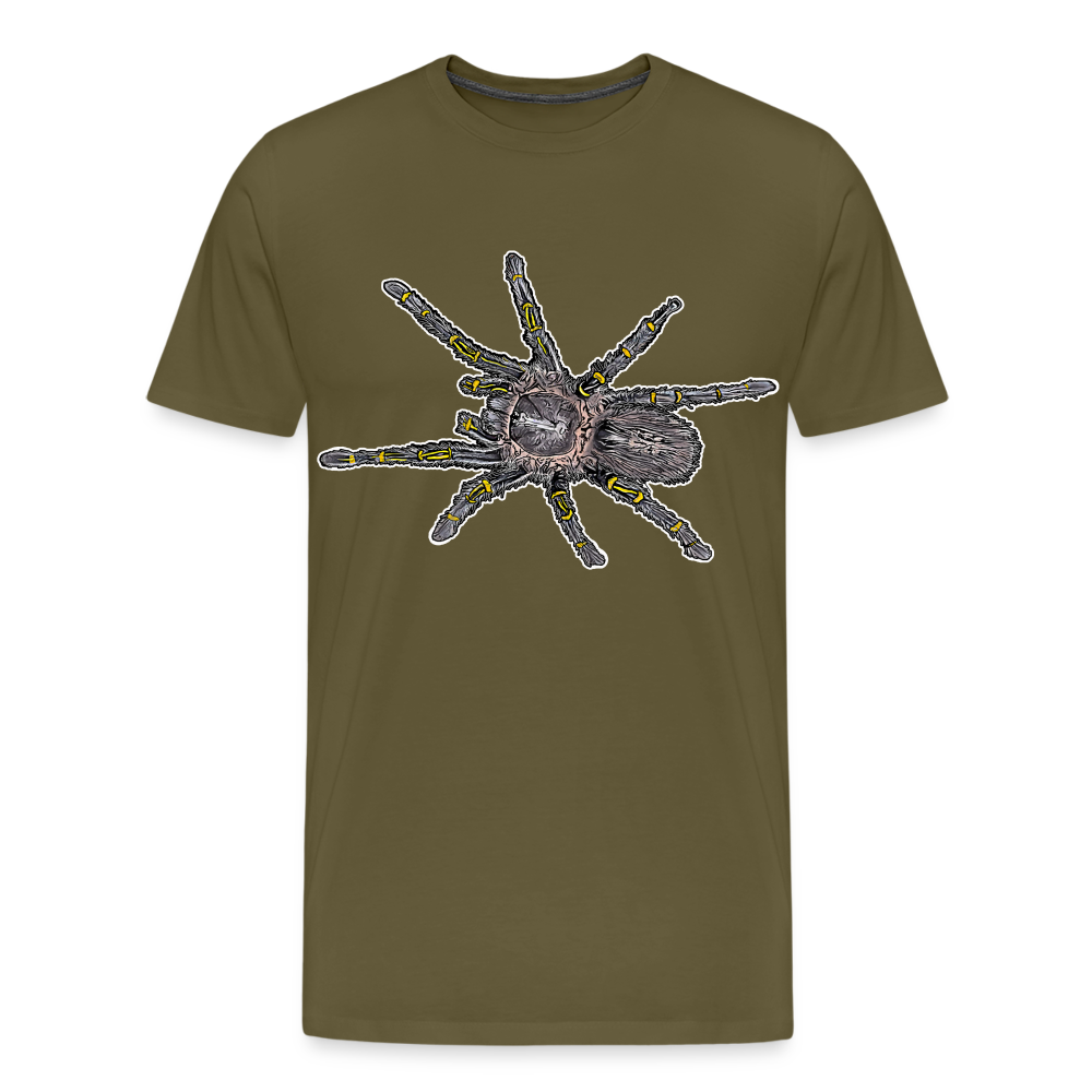 Männer Basic T-Shirt Grammostola pulchripes - Khaki