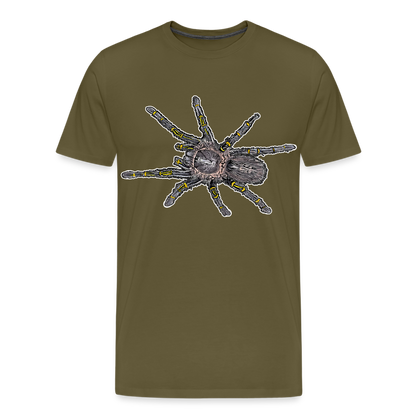 Männer Basic T-Shirt Grammostola pulchripes - Khaki