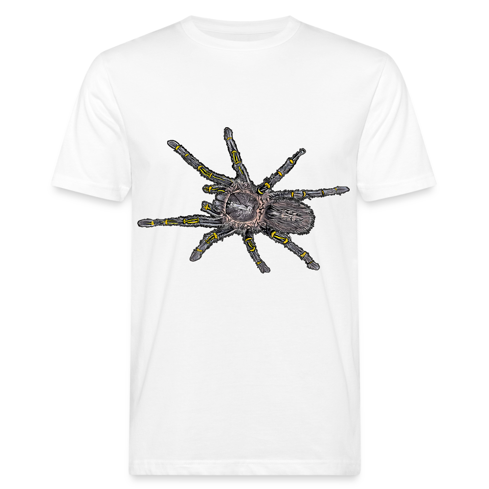 Männer Bio-T-Shirt Grammostola pulchripes - weiß