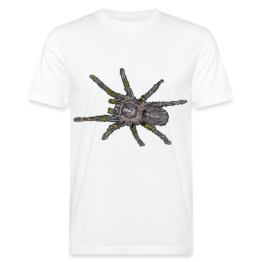 Männer Bio-T-Shirt Grammostola pulchripes - weiß