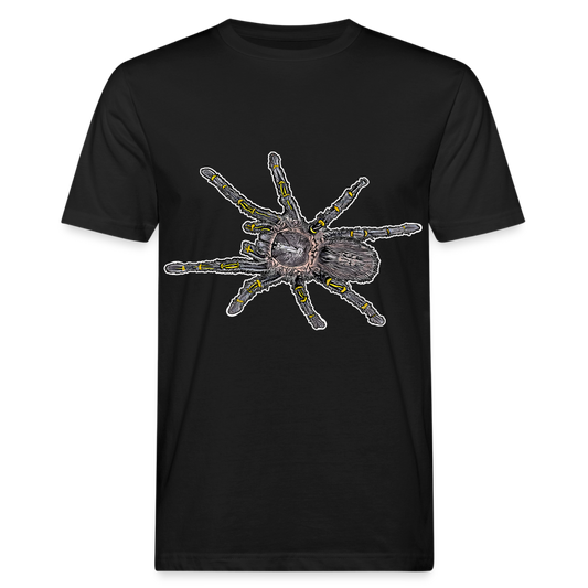 Männer Bio-T-Shirt Grammostola pulchripes - Schwarz
