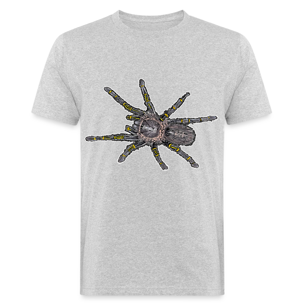 Männer Bio-T-Shirt Grammostola pulchripes - Grau meliert