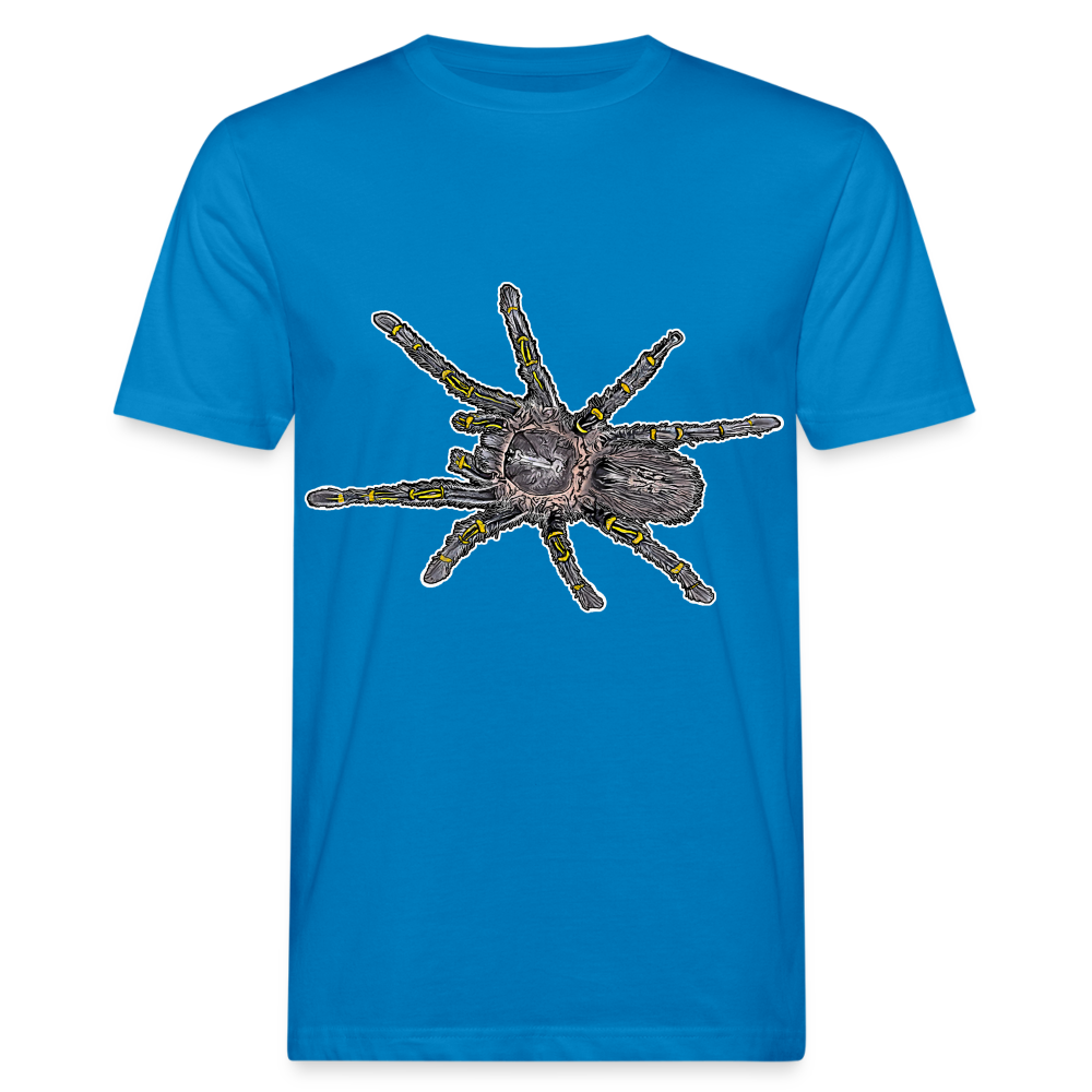 Männer Bio-T-Shirt Grammostola pulchripes - Pfauenblau