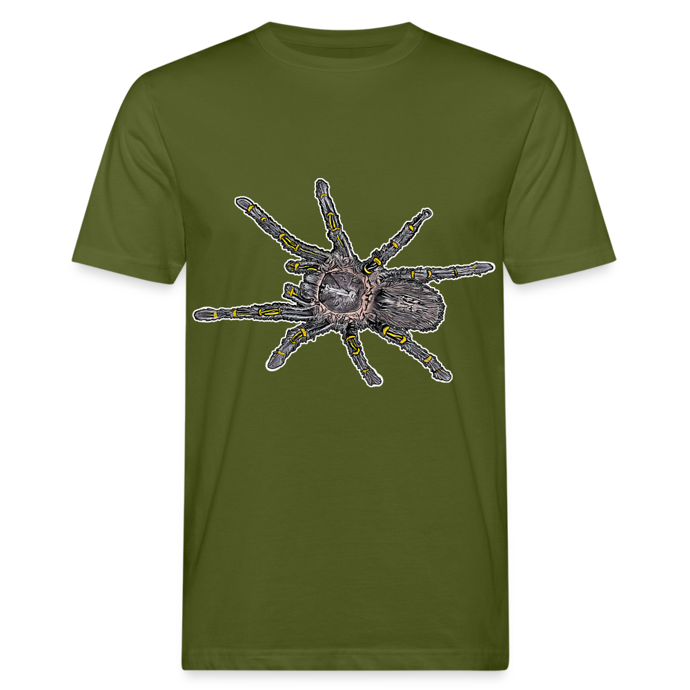 Männer Bio-T-Shirt Grammostola pulchripes - Moosgrün