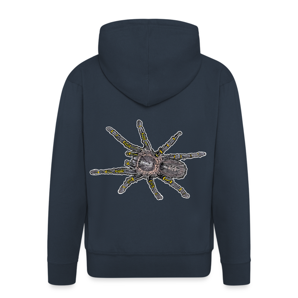 Männer Zip-Hoodie Grammostola pulchripes - Navy