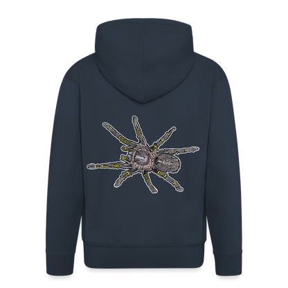 Männer Zip-Hoodie Grammostola pulchripes - Navy