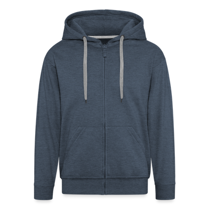 Männer Zip-Hoodie Grammostola pulchripes - Jeansblau