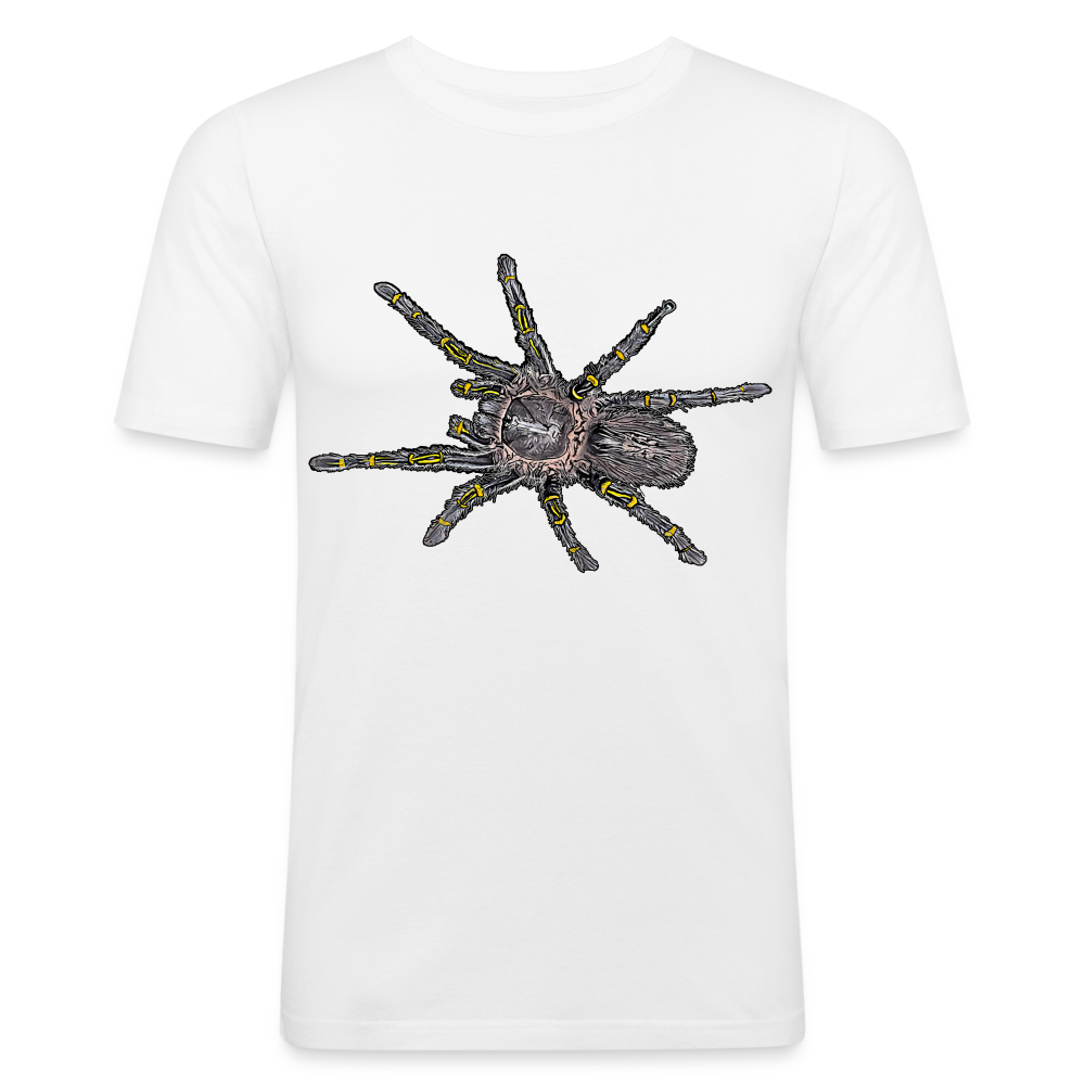 Männer Slim Fit T-Shirt Grammostola pulchripes - weiß