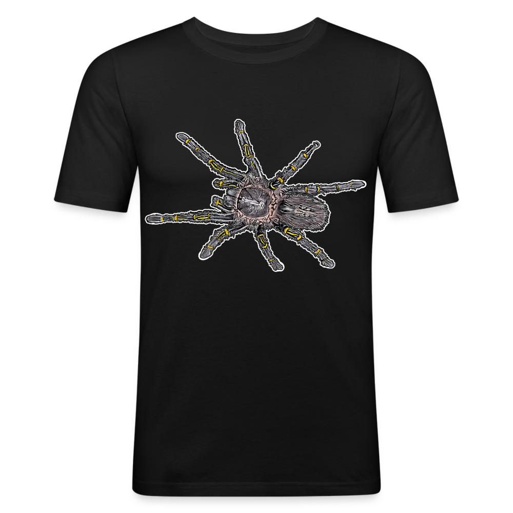 Männer Slim Fit T-Shirt Grammostola pulchripes - Schwarz